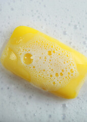 soap for hand washing, hygiene and cleanliness of hands. Vertical photo format