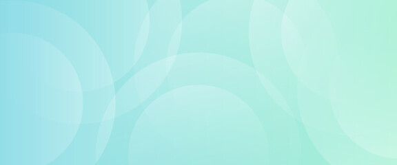Minimalist banner background. Green and blue gradations.Circle geometric background. abstract green and blue background.