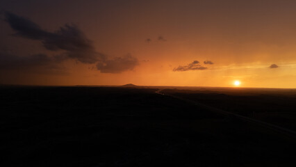 Badlands Sunset