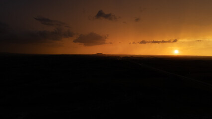 Fototapeta premium Badlands Sunset