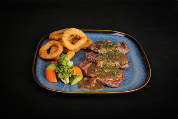 meat with vegetables