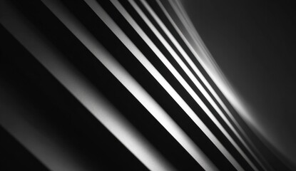 Abstract black and white architectural lines