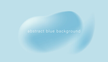 Abstract Blue Gradient Blob Background Vector | Soft Fluid Shape