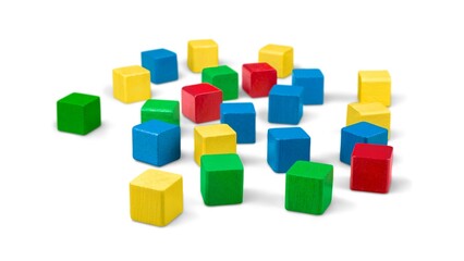 Obraz premium wooden toy blocks