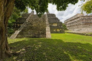 A smaller pyramid at Chichen Itza