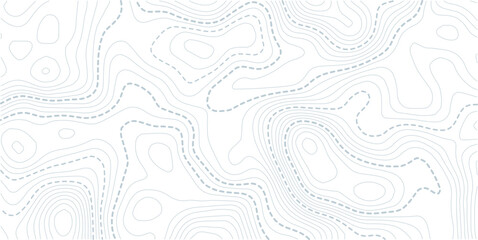 Topographic map background. Geographic line map with elevation assignments. Contour background geographic grid. Vector illustration.