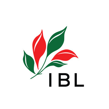 IBL Modern Abstract Leaf Logo Design &ndash; Red and Green Nature-Inspired Brand Icon, IBL Later Logo, 
