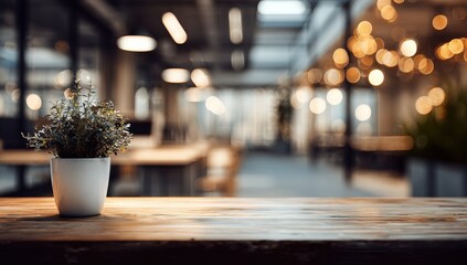 Modern workspace interior