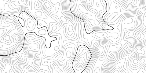 Vector geographic contour mounted map background. Abstract minimal The patter discovery vector topo map. creative discovery White wave grid stripe line map topography. Topographic map.
