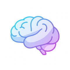 human brain vector illustration