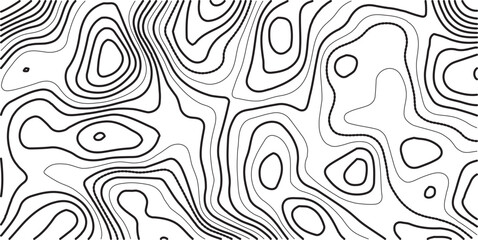 Fototapeta premium Geographic mountain relief diagram line wave carve pattern. Geographic map conceptual design. Elegant background for presentations