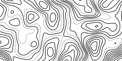 Travel and navigation, cartography design element. Vector illustration. Vector abstract Moon relief map. Generated conceptual lunar elevation map. Isolines of landscape surface elevation