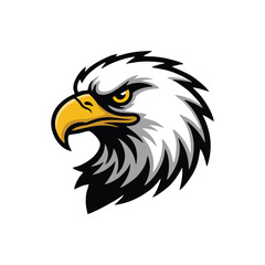 Bald Eagle Mascot Logo: A Symbol of Strength, Patriotism, and Freedom.