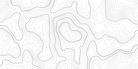 Abstract topo contour map on white background, Topographic map Topographic contour lines map seamless pattern. Geographic map conceptual design. Elegant background for presentations