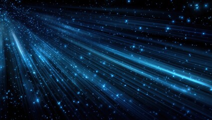 Fototapeta premium Abstract digital art of radiating light beams