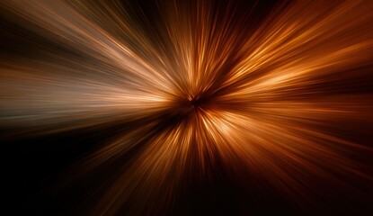 Abstract burst of light rays