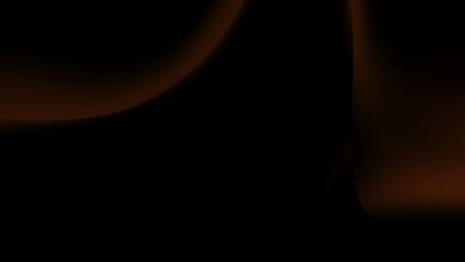 Dark Brown and Black Abstract Flowing Curves