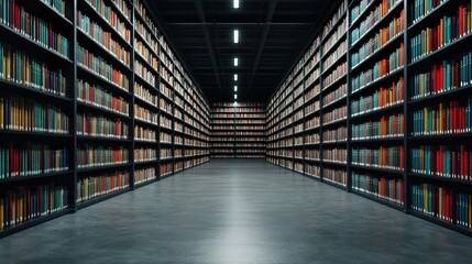 Holographic public libraries projecting entire book collections and interactive historical archives in public squares, accessible knowledge for all.