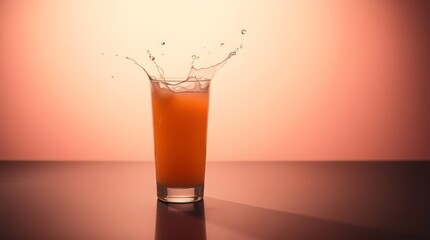 glass of beer on a yellow background Golden Brew Delight