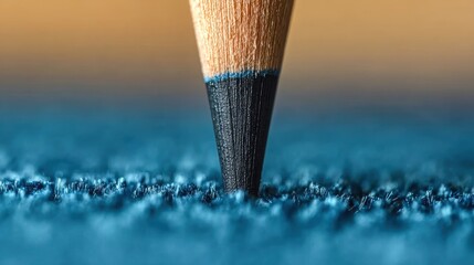 Pencil tip on colored background, perfect for stationery blogs or productivity themes.