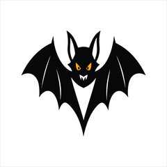 Vampire Bat Logo Icon Vector Art Design