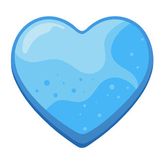 clay heart vector