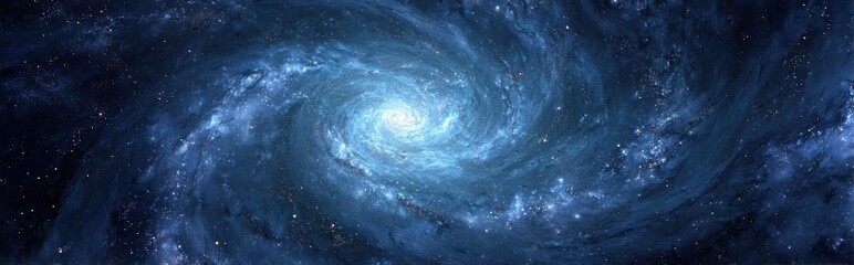 Spiral galaxy in deep space (4)