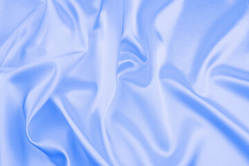 Blue satin, silk texture background