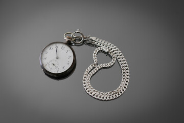 reloj, cronometrar, tiempo, bolsillo, hora, antique, viejo, antigüedad, cadena, metal, retro,...