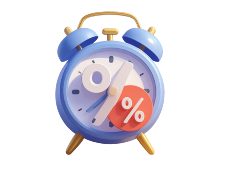 3d minimal Special discount offer icon. Flash sale reminder. Special big sale offer. (4)