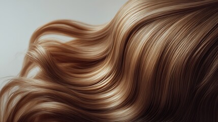 Luxurious flowing blonde hair with stunning highlights, ideal for beauty and fashion campaigns