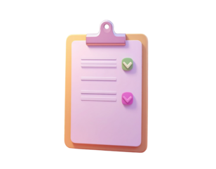 3d minimal To-do list complete. Goal achievement success. Checklist success. checklis 