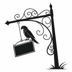 Signboard silhouette