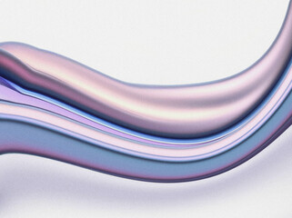 Elegant fluid waves with a grain, noise and dust, soft chromatic flow, blending pastel gradients and glossy liquid texture. Perfect abstract background for modern design, posters, covers, and digital