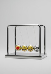 Emoji Newton’s Cradle