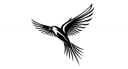 Obraz premium Bird in flight graphic design