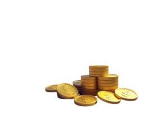 3d minimal shopping promotion. big sale. best offer. a discount tag with coins. 3d il