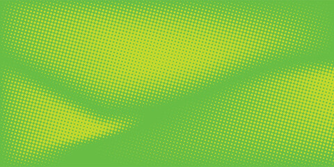 Dots halftone green color pattern gradient texture with technology digital background. Modern dots pop art comics with nature graphic design.Eps 10