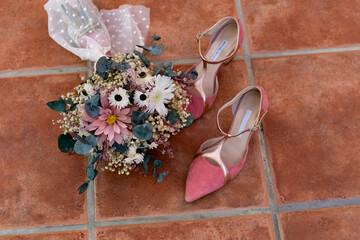 calzado, boda, moda, rojo, tacones, nupcial, novia, beldad, par, indumentaria, elegancia, alto,...