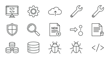 Abstract geometric design with bold colors and clean lines