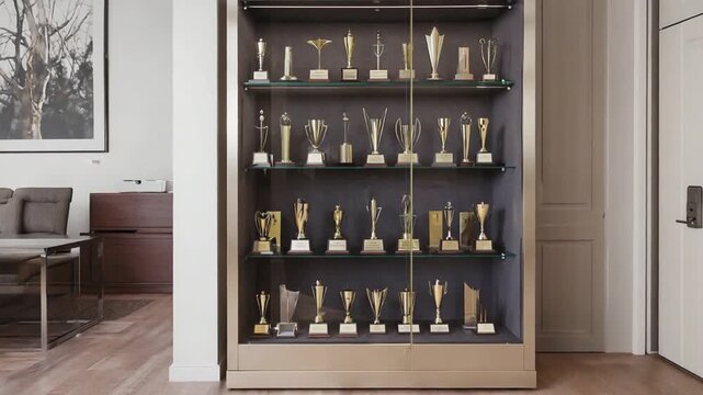 Trophy display case.