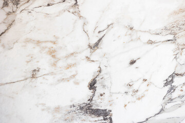 White marble stone texture background. Natural stone surface with gray patterns. Elegant design material. Luxury architecture element. Modern style decorative texture. Closeup of mineral details.