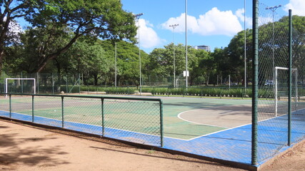volleyball net on the beach
