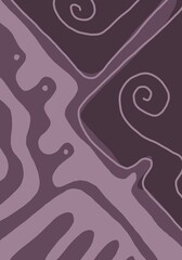 Minimal abstract image for printing. Picture for modern interiors. The picture is painted by hand on a tablet.