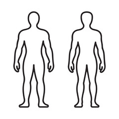 Vector Human Body Icons Set