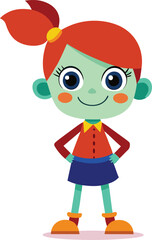 Funny cartoon female