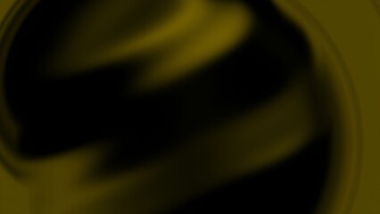 Dark Yellow and Black Abstract Fluid Swirls