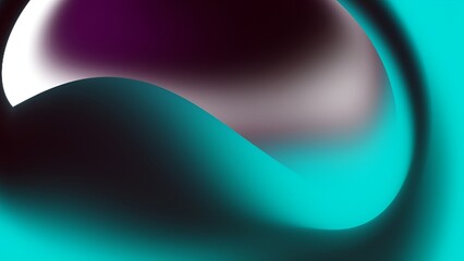 Vibrant Cyan and Purple Abstract Fluid Swirls