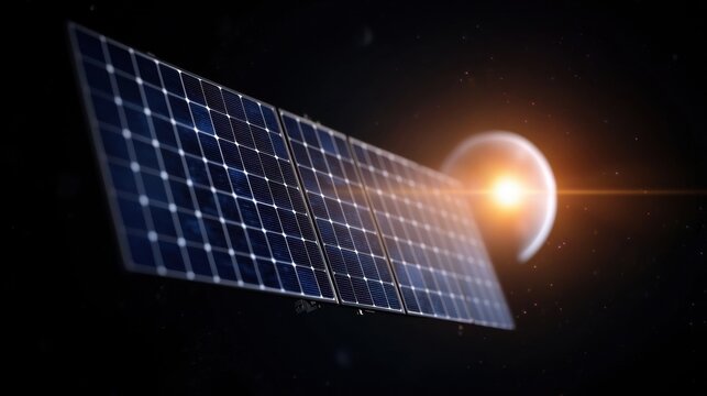 Solar Panel in Space