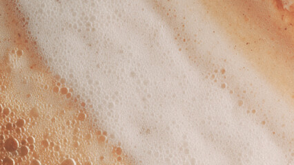 texture of the latte